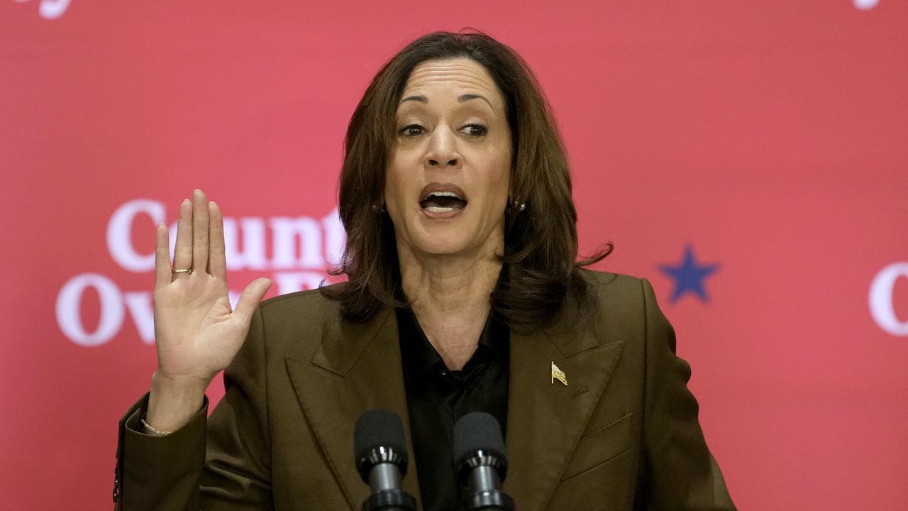 Democratic presidential nominee Kamala Harris