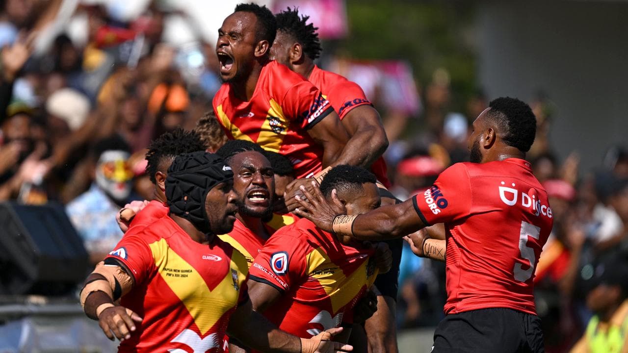 Papua New Guinea took it right up to the Australians.