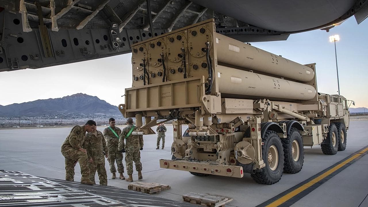 The US Army's Terminal High Altitude Area Defence launching station