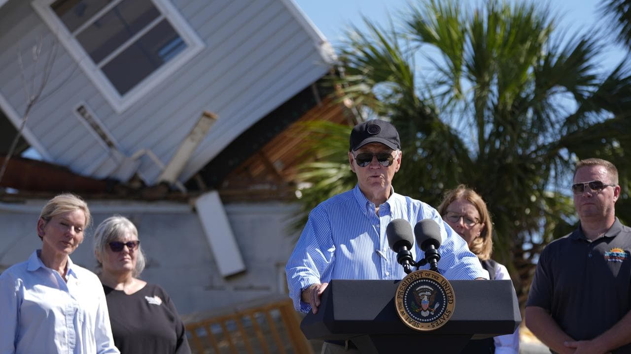 Joe Biden at St Pete Beach