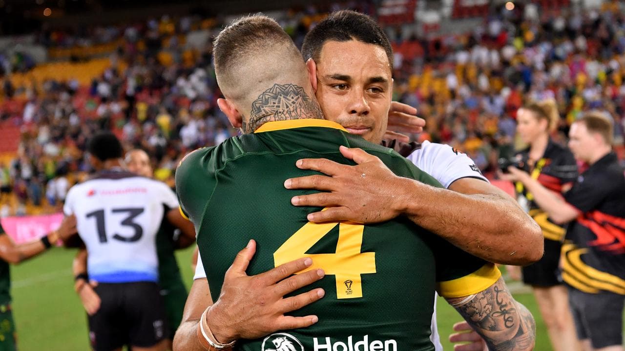 Josh Dugan and Jarryd Hayne.