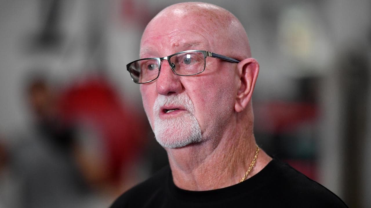 Training great Johnny Lewis.