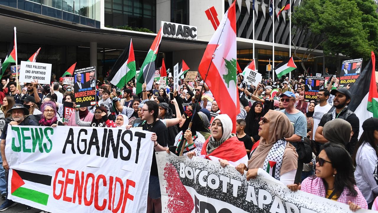 Pro-Palestine rally Brisbane