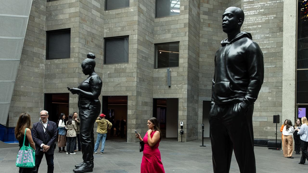 Art pieces during the NGV Triennial at NGV International in Melbourne