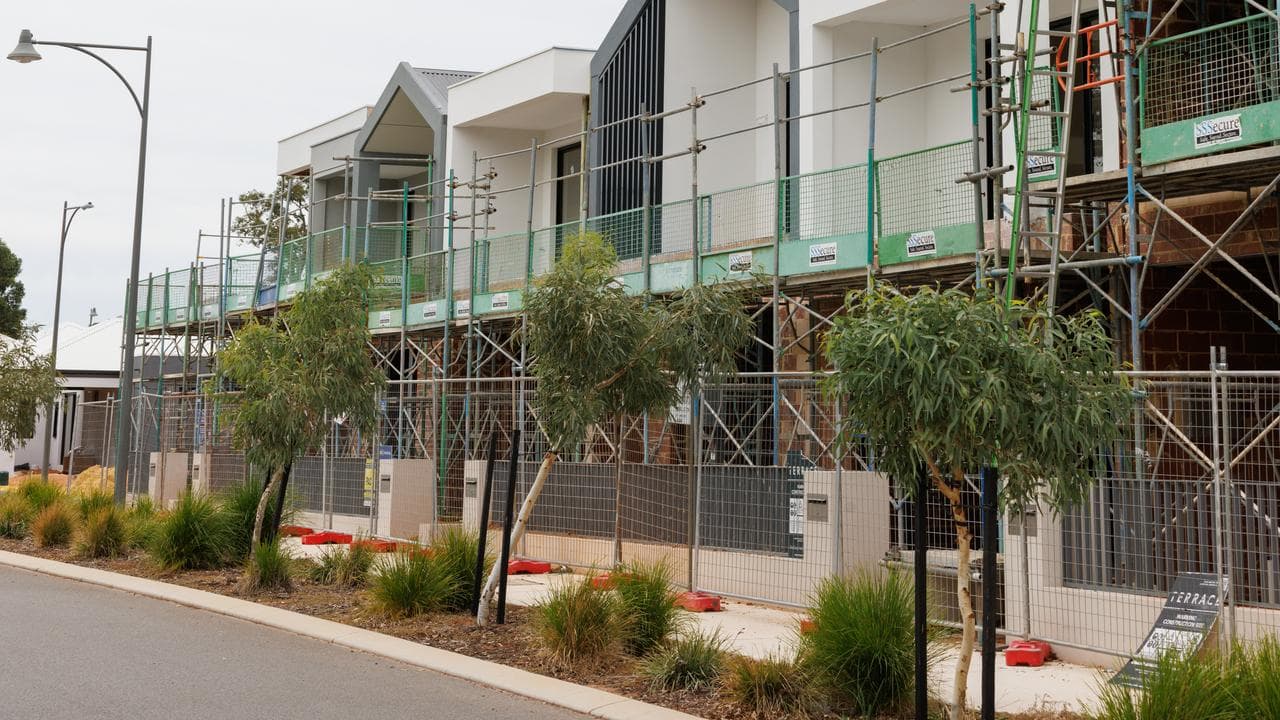 New houses in Perth (file)