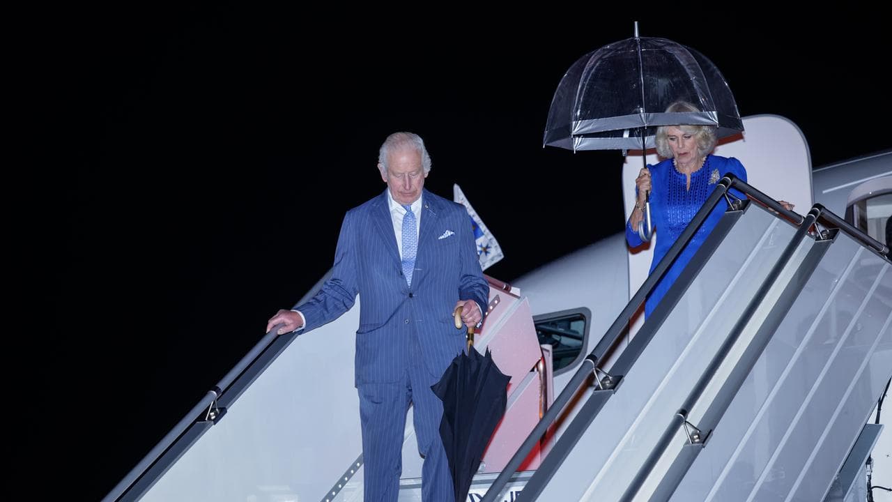 King Charles and Queen Camilla arrive at Sydney Airport