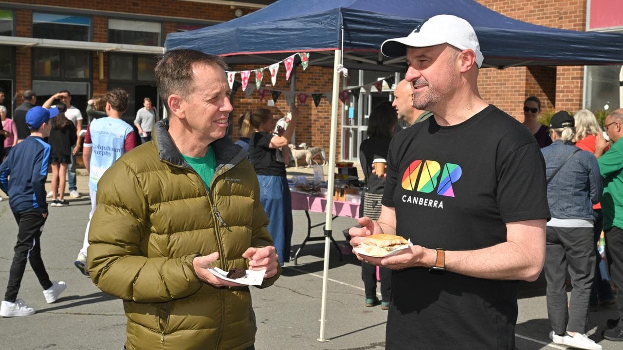 Shane Rattenbury and Andrew Barr