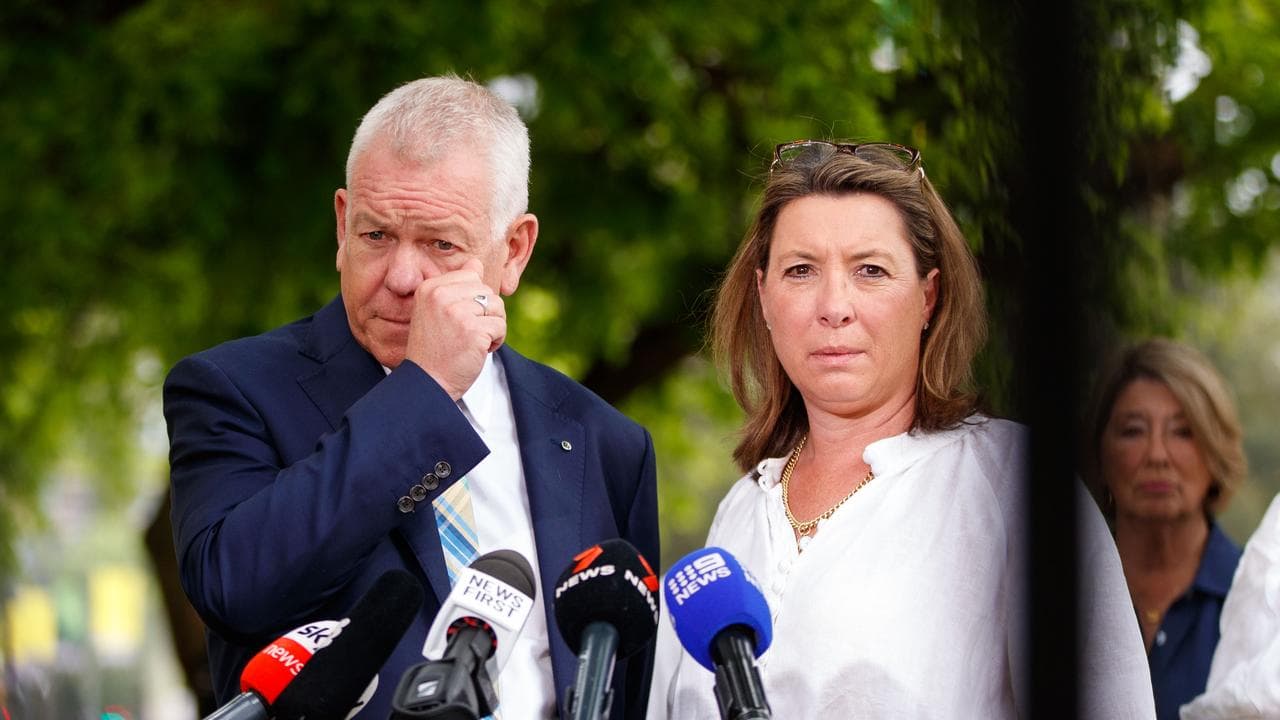 SA Police Commissioner Grant Stevens and his wife Emma