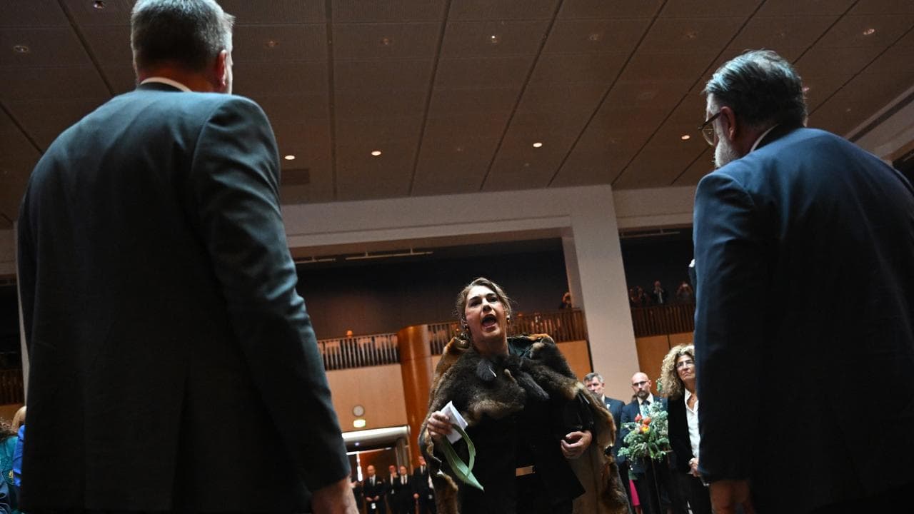 Lidia Thorpe disrupts King Charles' parliamentary reception