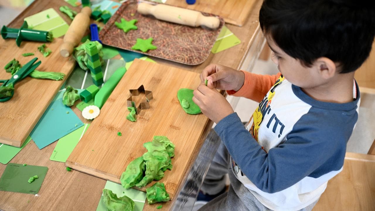 A child plays at a preschool (file image)