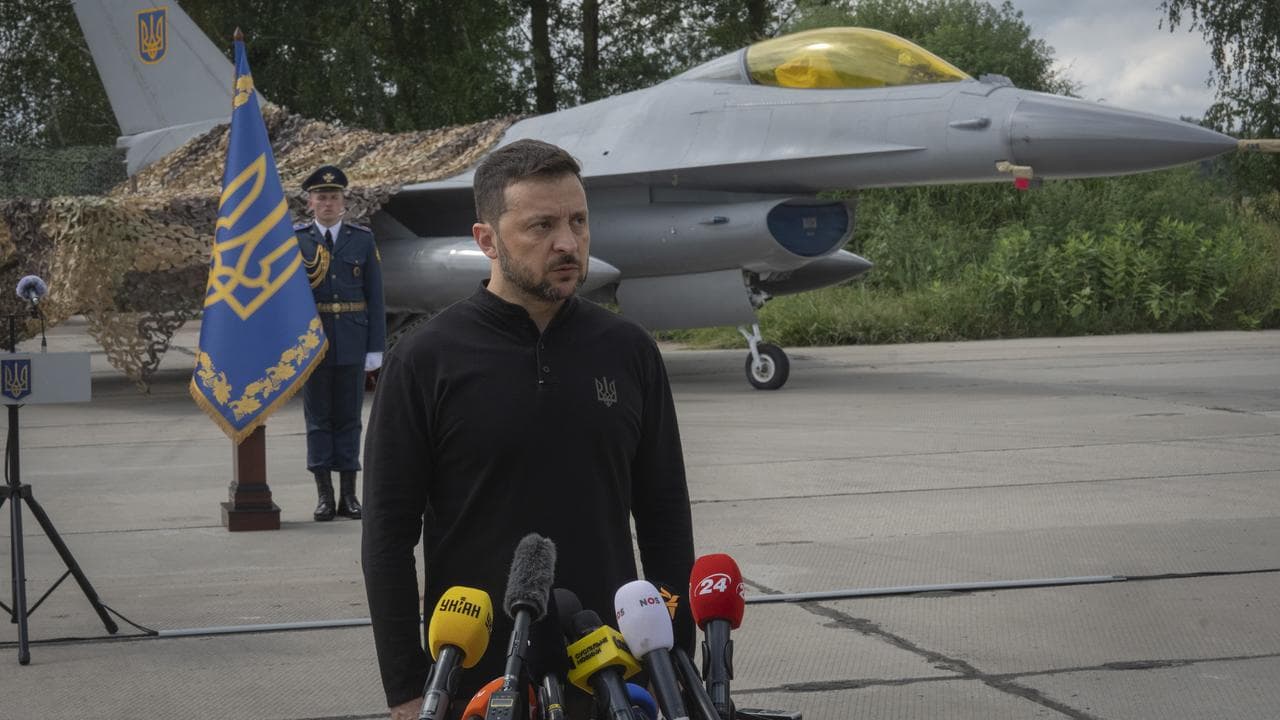 Ukraine's President Volodymyr Zelenskyy