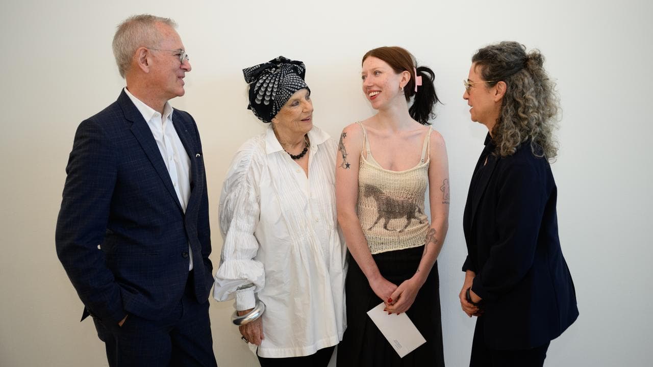 Michale Brand, Wendy Whiteley, Adele Warner and Jelena Telecki