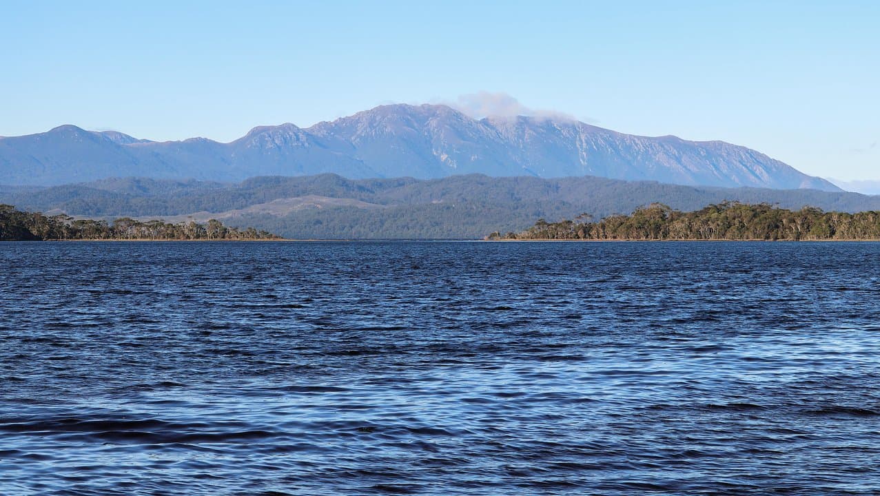 A general view of Macquarie Harbour
