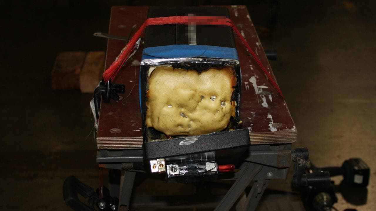 Methamphetamine found in an audio equipment box (file image)