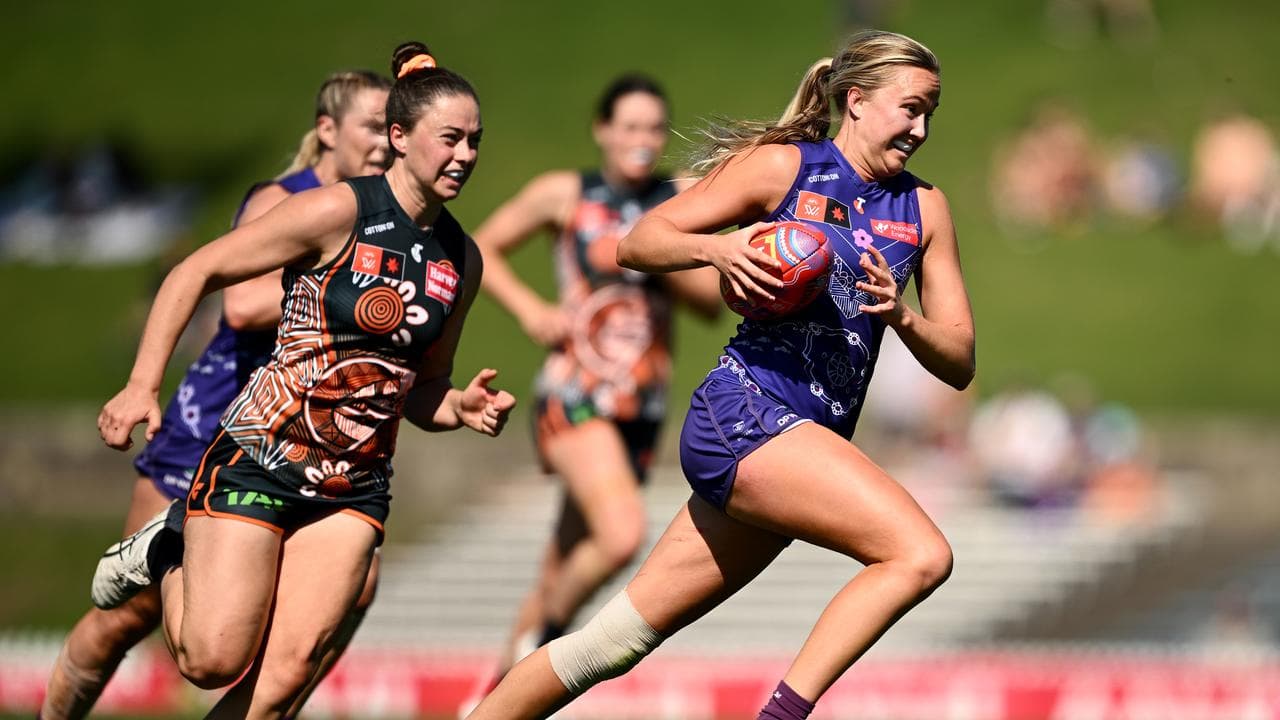 Fremantle's Gabby Biedenweg-Webster.