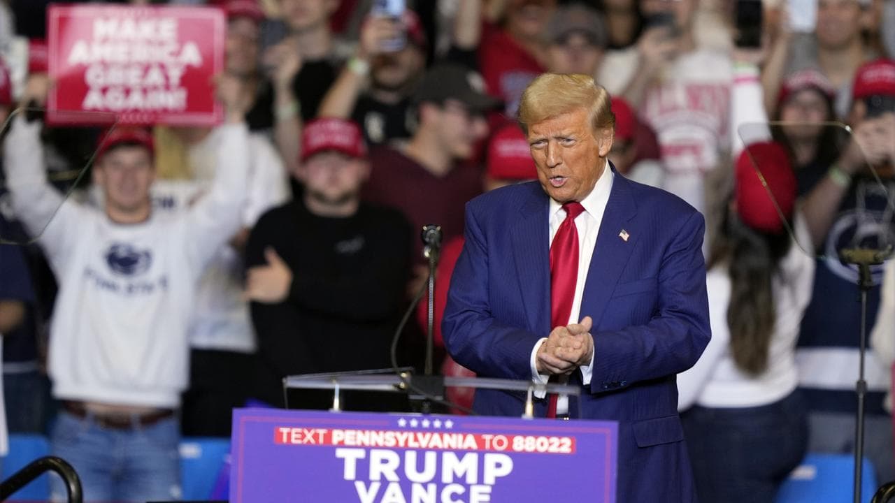 Republican presidential nominee former President Donald Trump