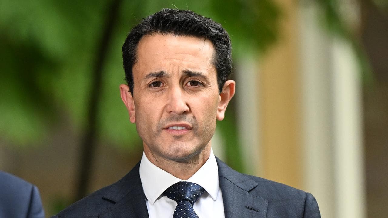 Premier-elect David Crisafulli addresses the media