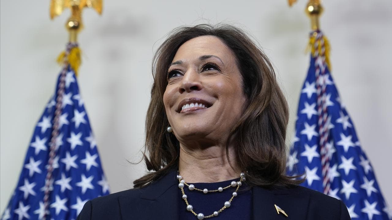 Democratic presidential nominee Vice President Kamala Harris