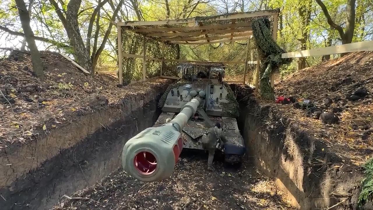 A Russian howitzer