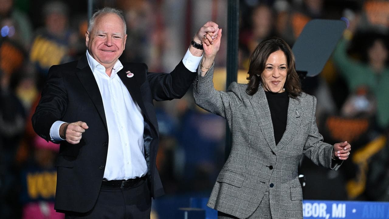 Tim Walz and Kamala Harris