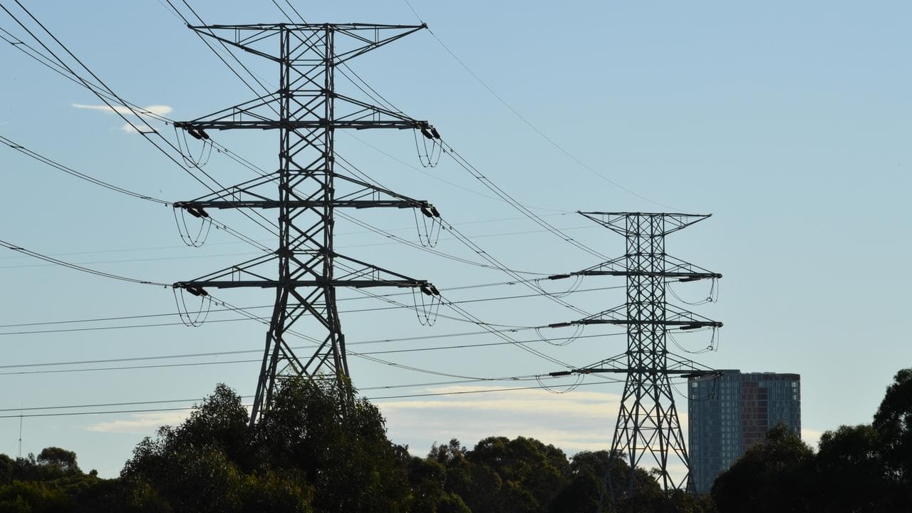 High voltage transmission lines (file image)