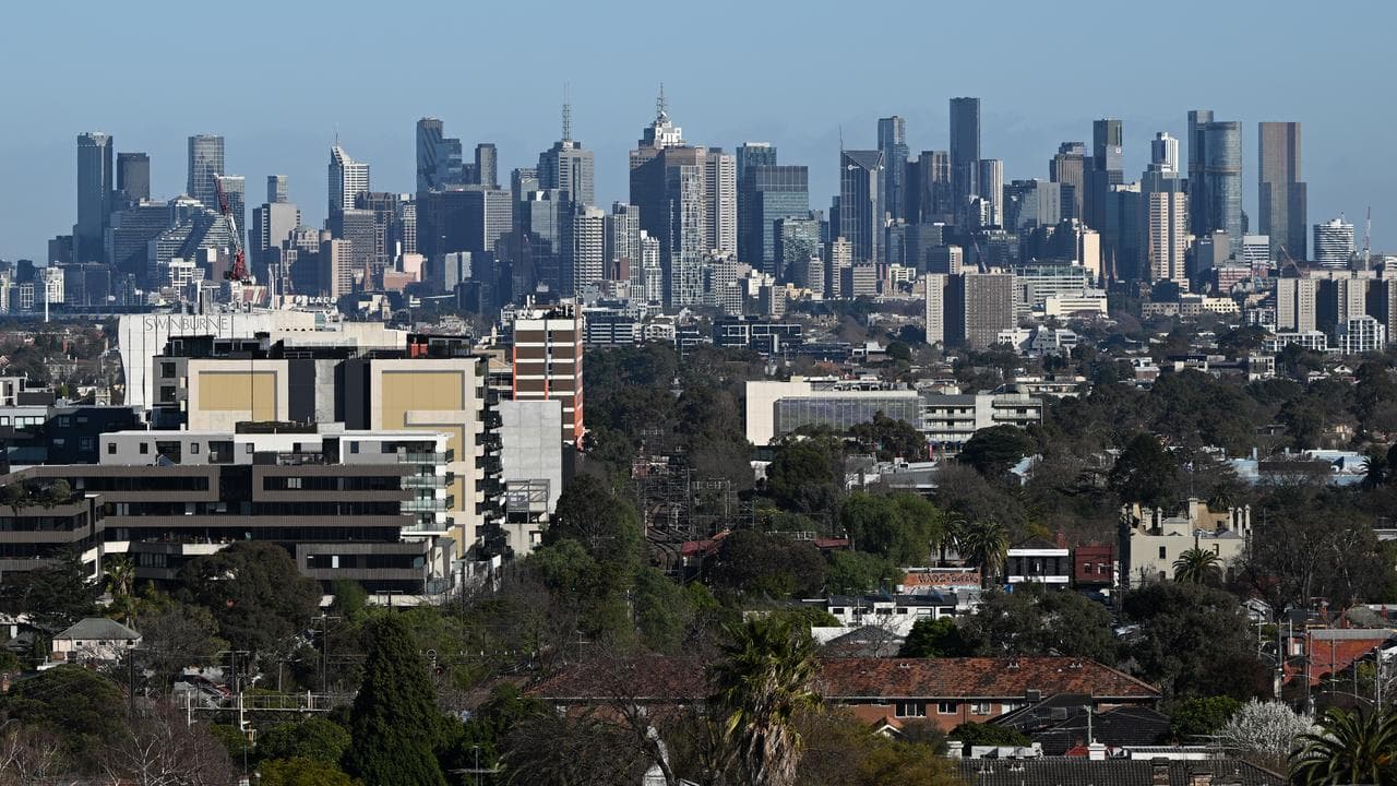 Melbourne CBD and suburbs