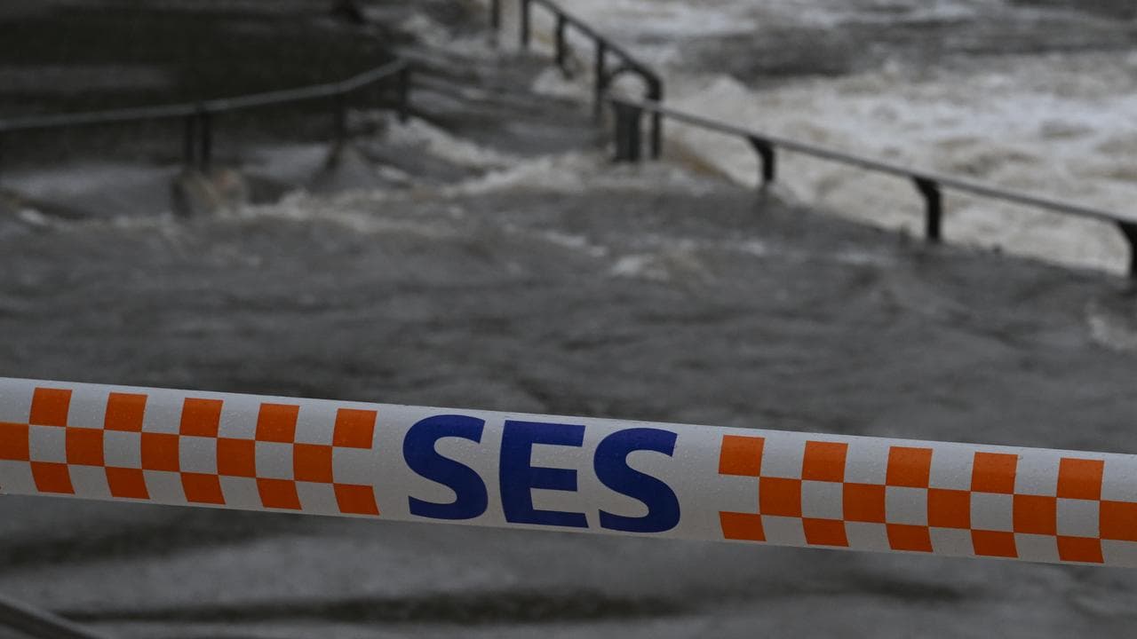 Flash flooding engulfs a ferry wharf (file image)