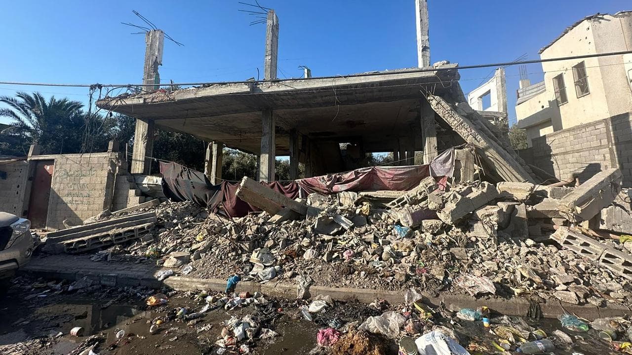 Destruction in war-torn Gaza (file image)