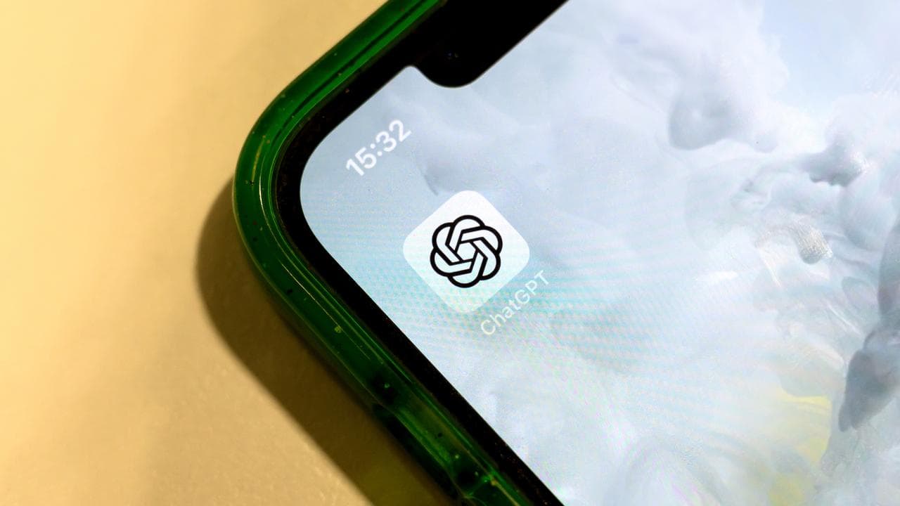 ChatGPT app on a smartphone