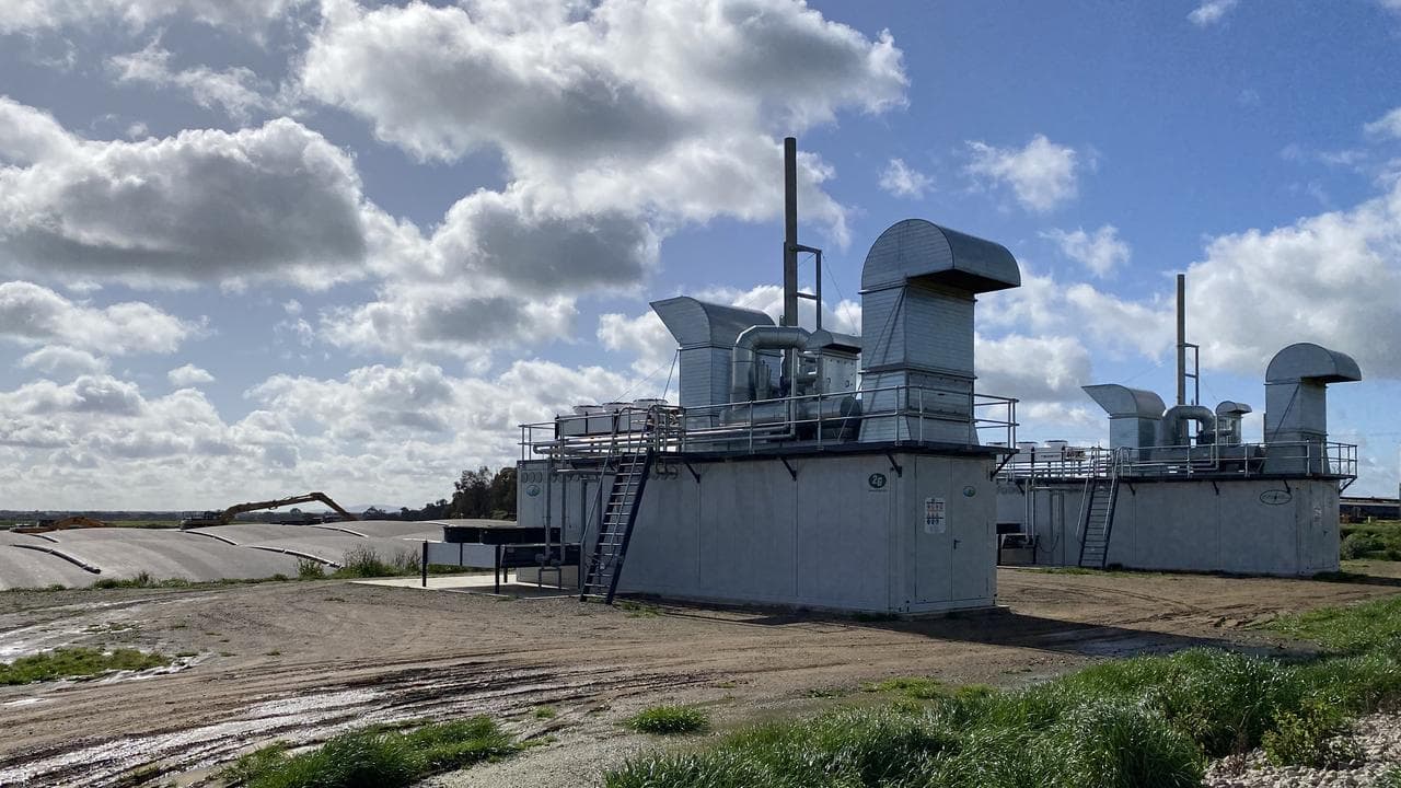 A waste-to-energy facility at a piggery in in Corowa, NSW