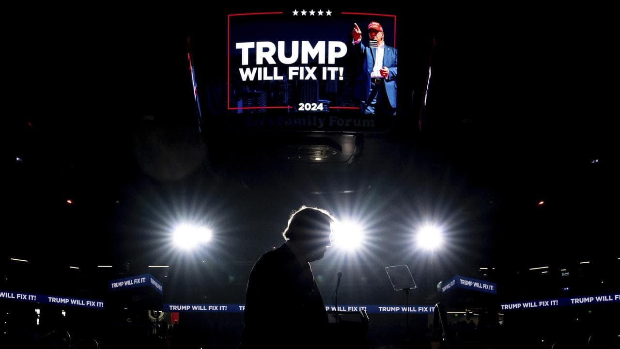 Republican presidential nominee and former president Donald Trump.