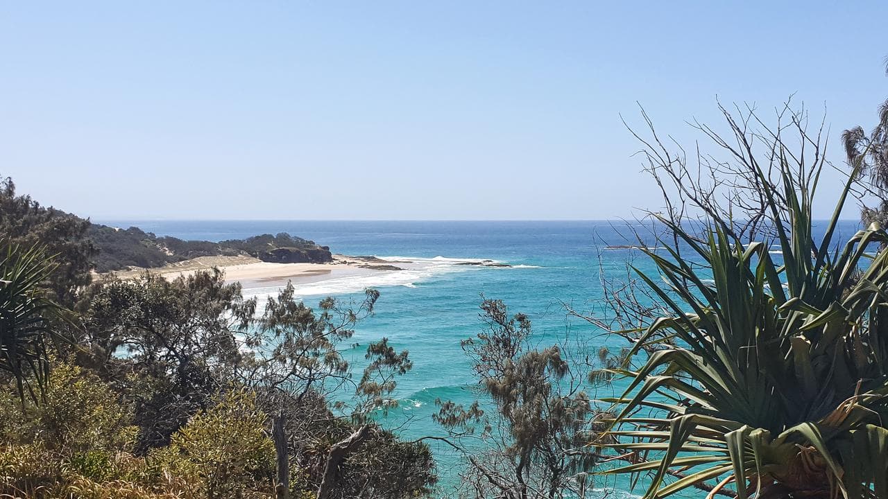 North Stradbroke island.
