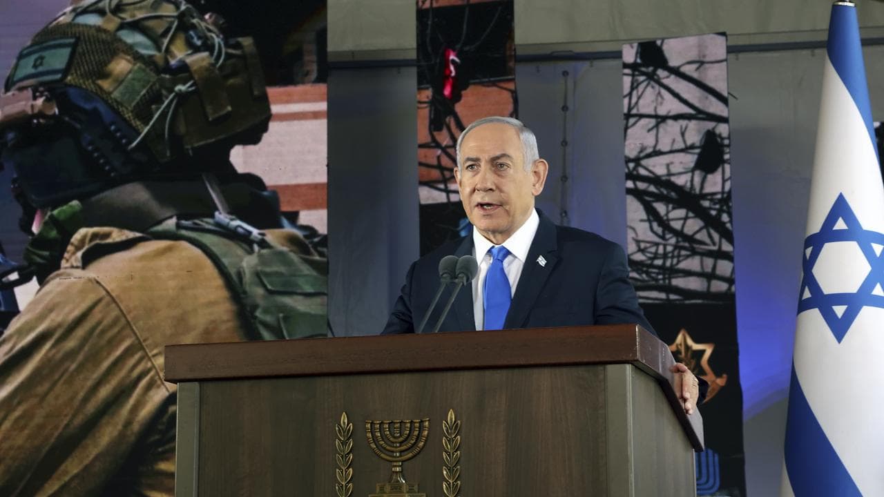 A file photo of Benjamin Netanyahu