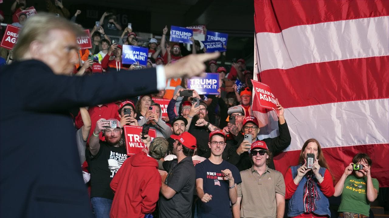 Republican presidential nominee former President Donald Trump