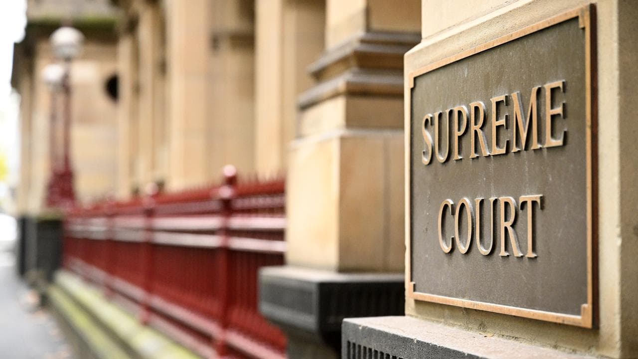 Signage for the Supreme Court of Victoria (file image)