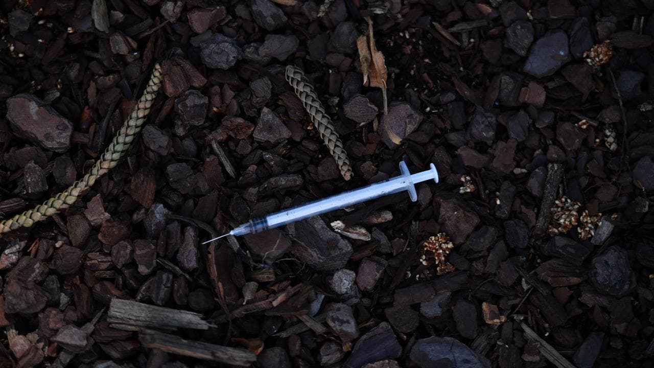 A file photo of a syringe 