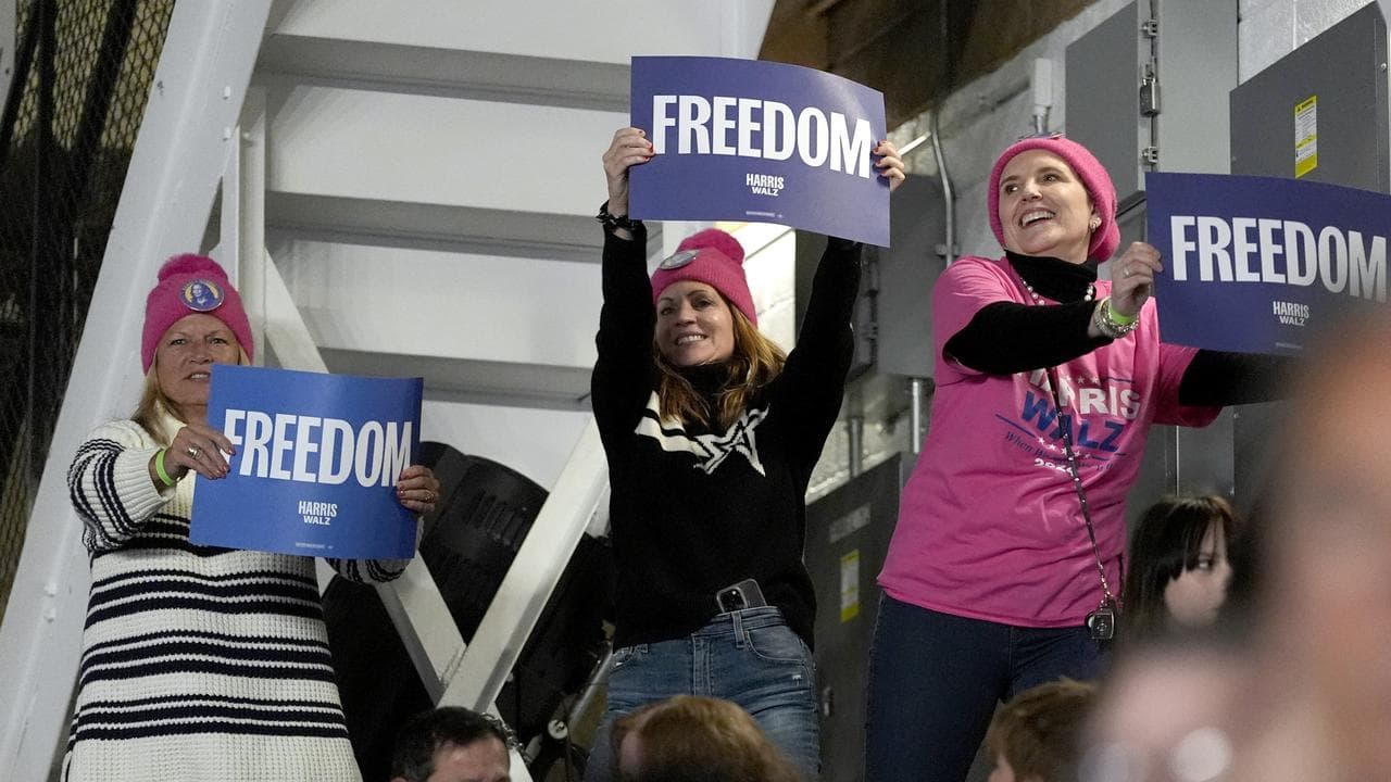 Kamala Harris supporters