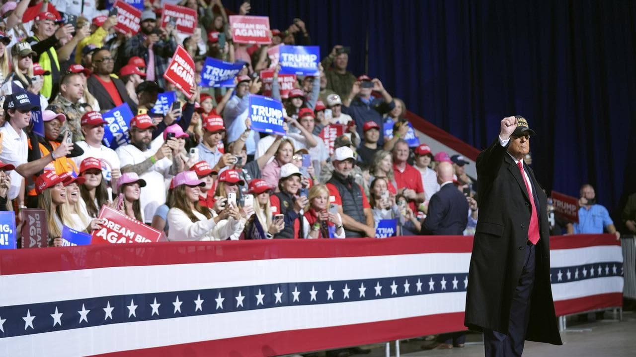 Republican presidential nominee former President Donald Trump