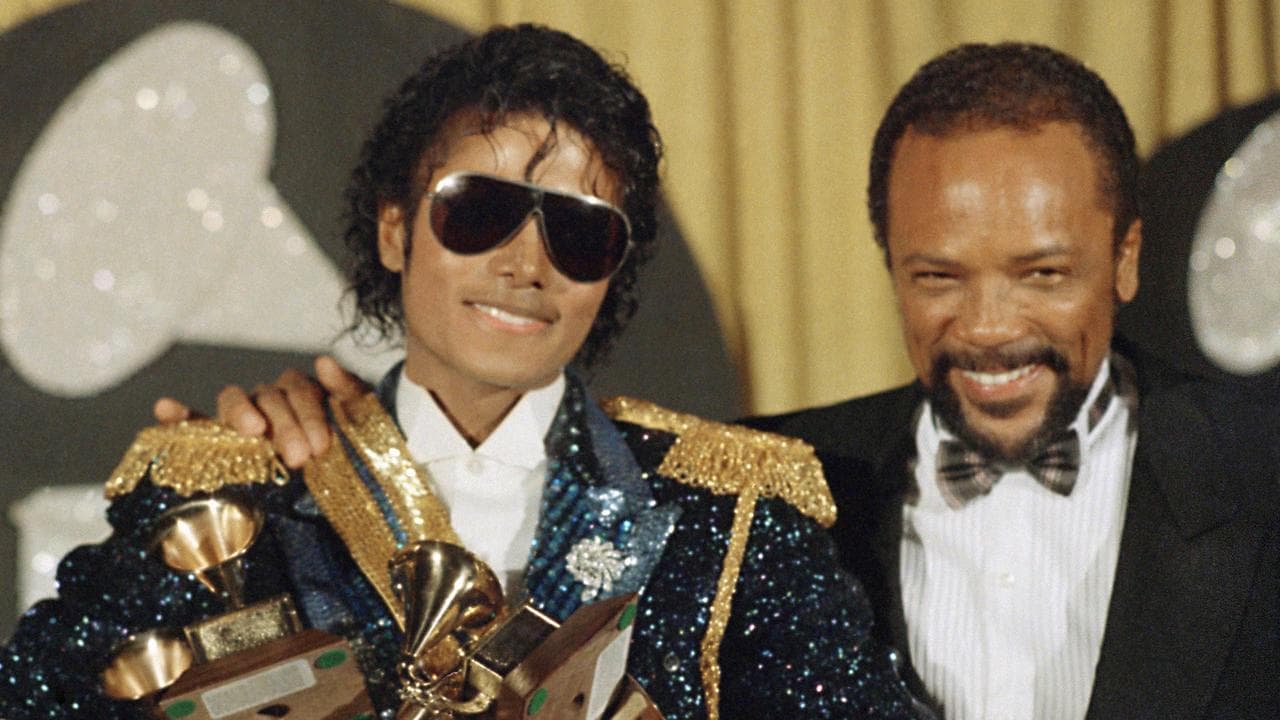 Michael Jackson and Quincy Jones in 1984