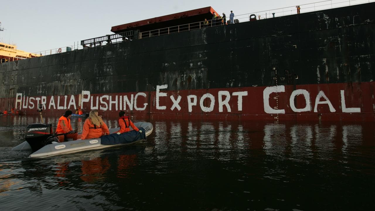 Port protest in 2007 (file image)