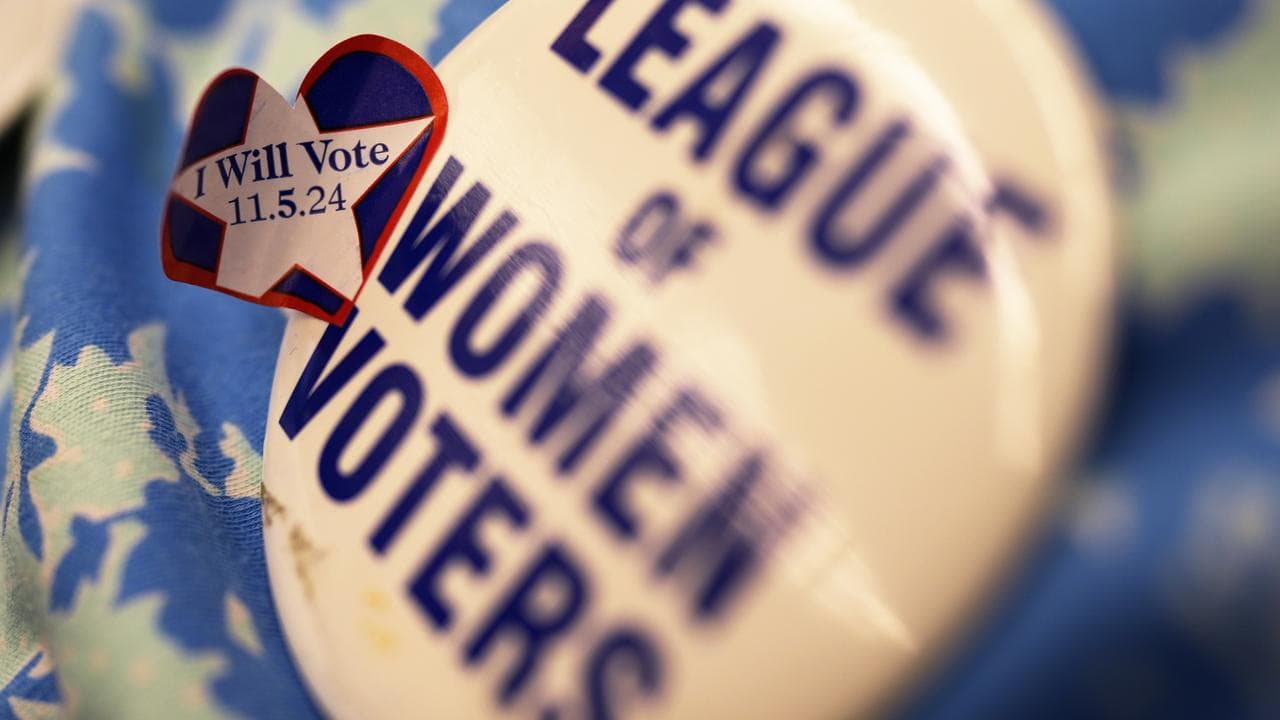 League of Women Voters badge