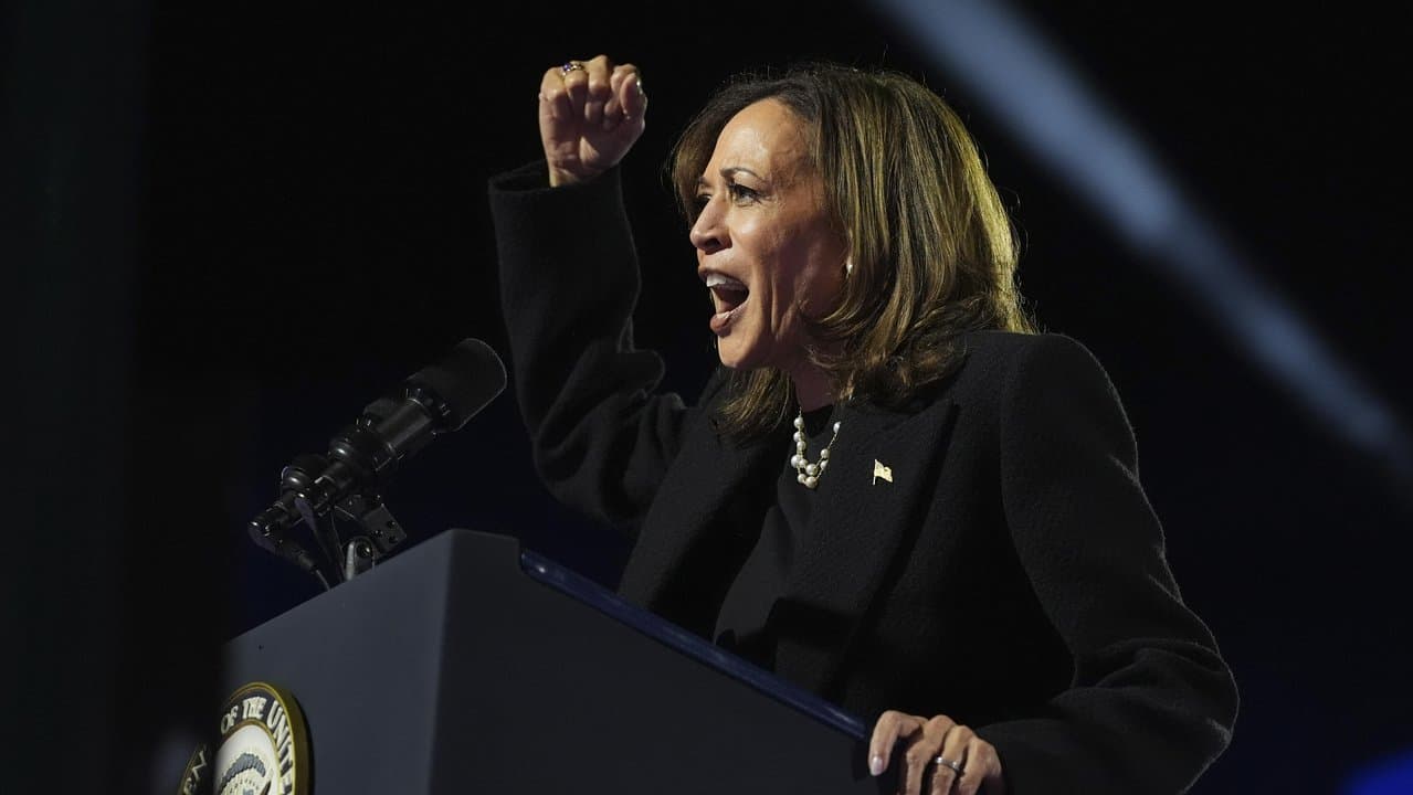Kamala Harris speaks in Philadelphia