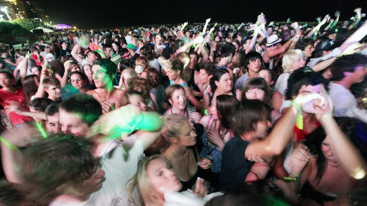 Young people at Schoolies (file image)