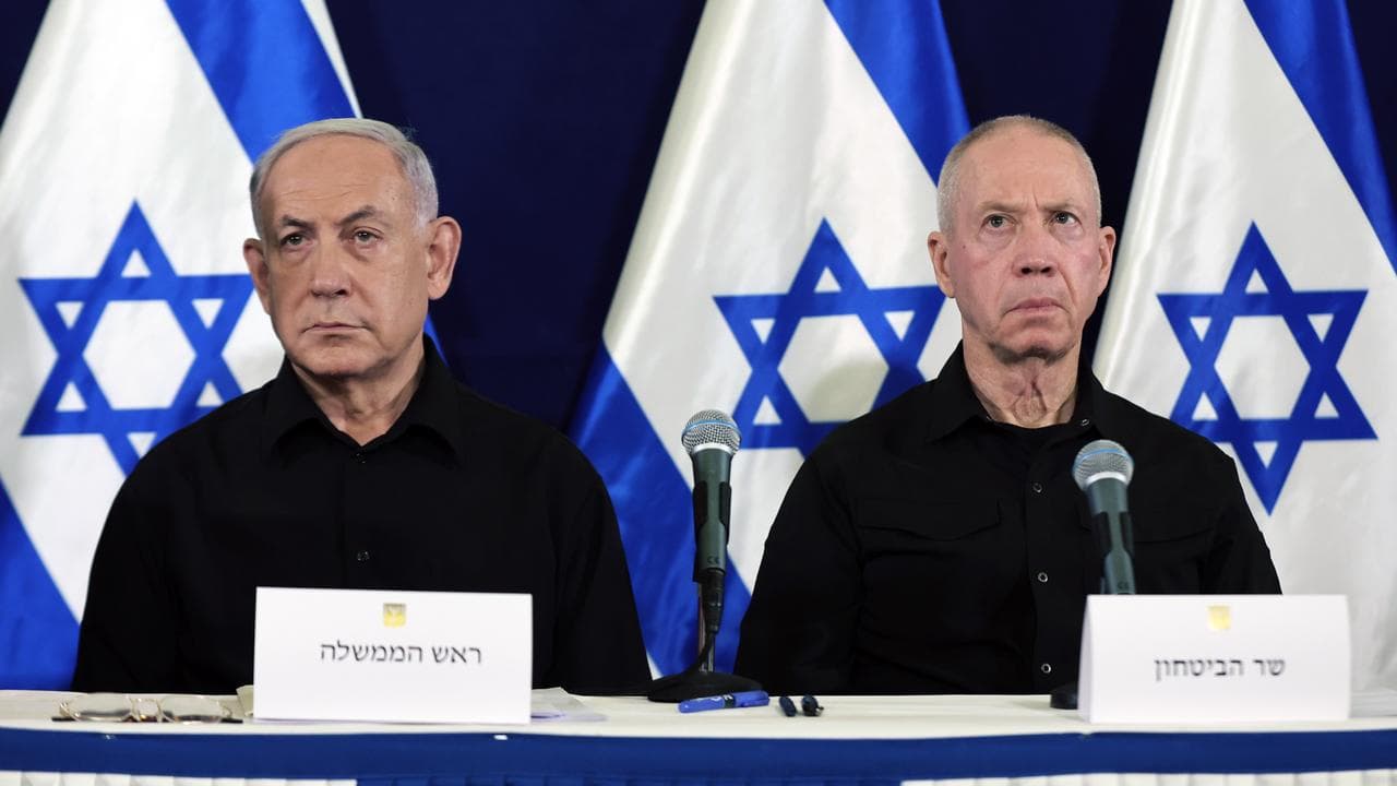 Benjamin Netanyahu and Yoav Gallant