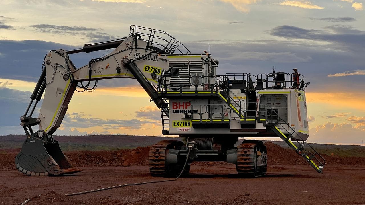BHP electric excavator