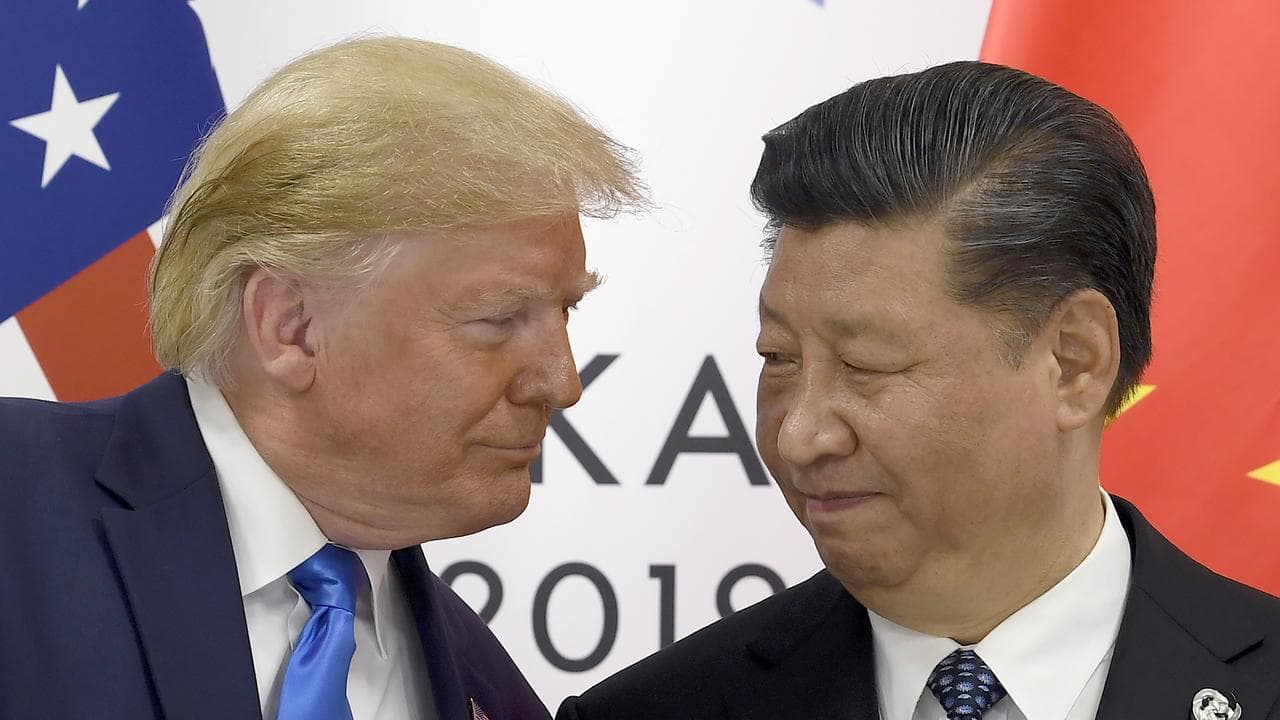 Donald Tump and Chinese President Xi Jinping