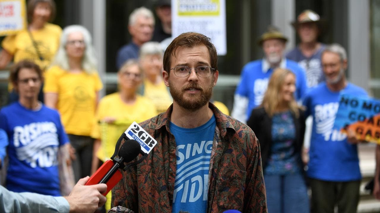 Rising Tide community organiser Zack Schofield