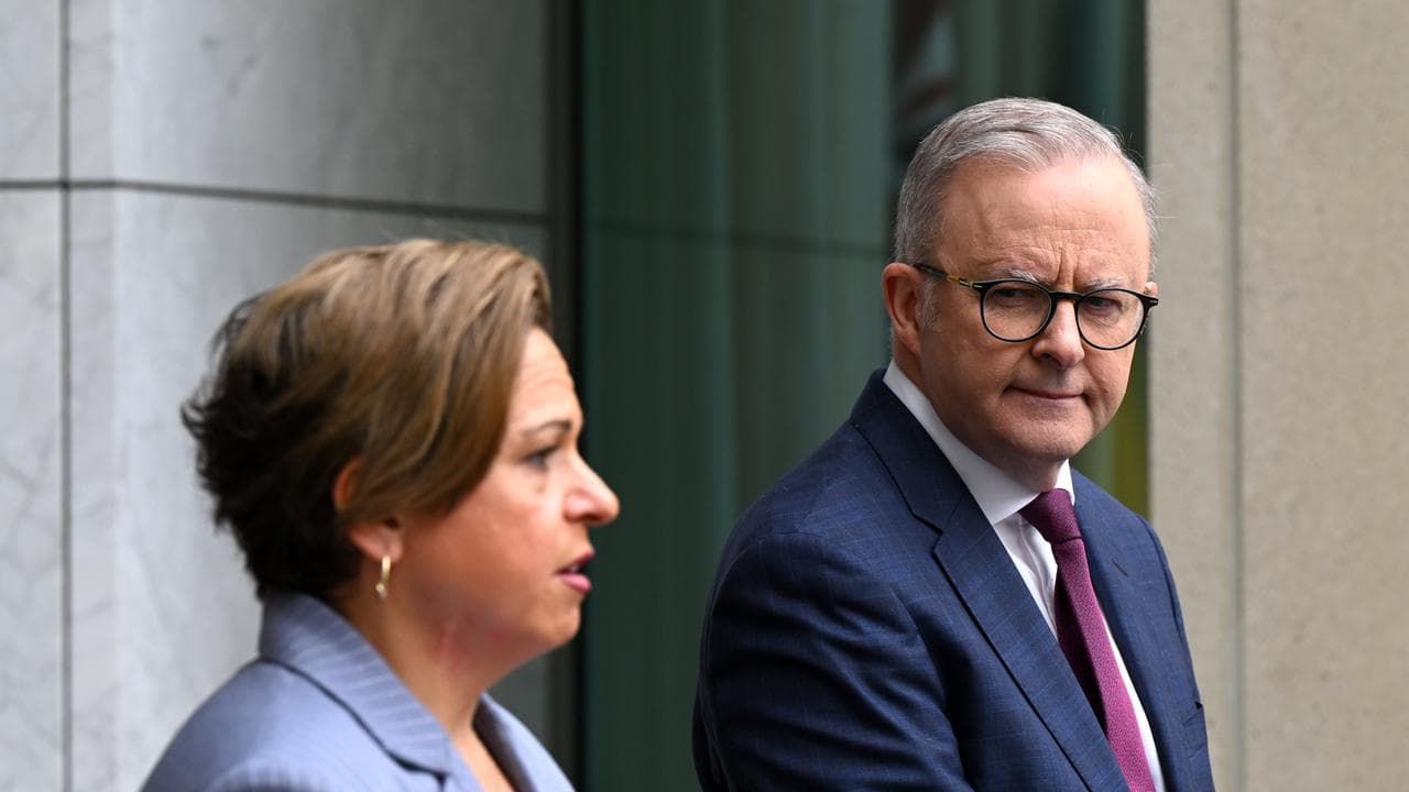 Anthony Albanese and Michelle Rowland