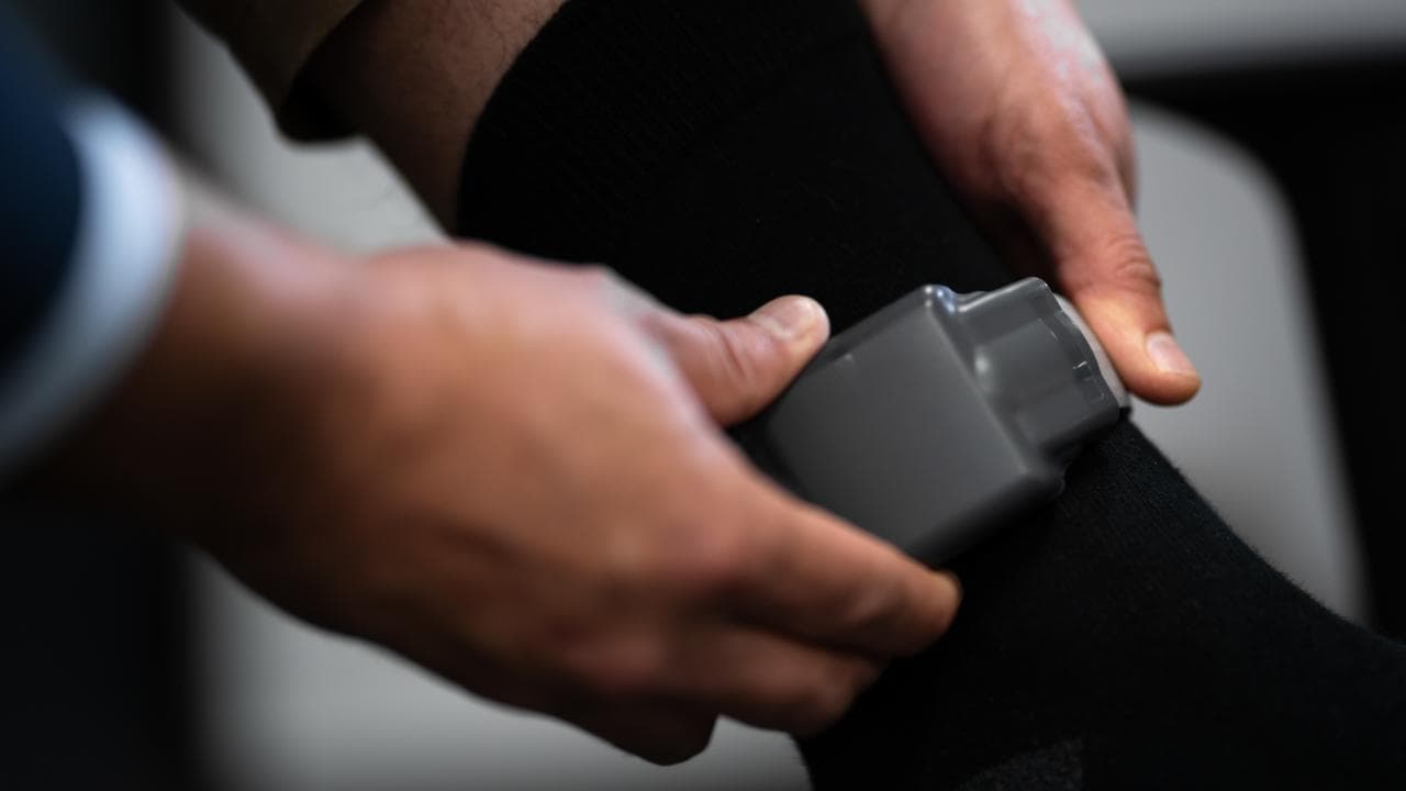 An electronic tracking bracelet (file image)