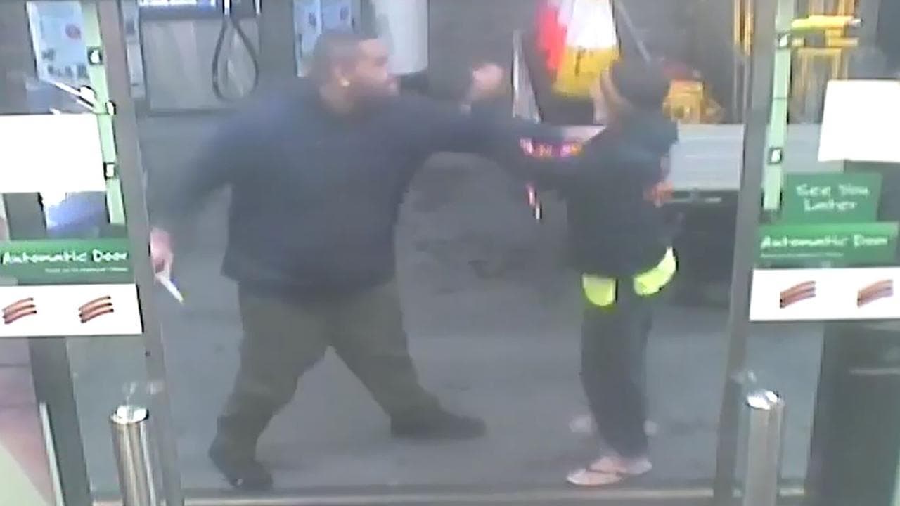 CCTV screenshot shows Jordan Fineanganofo confronting a bystander